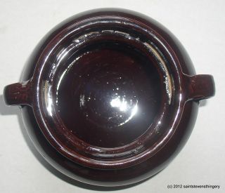 Red Wing Stoneware Advertising Bean Pot Early, Iowa Furrow Mgr.