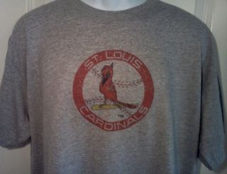 St Louis Cardinals 1970s Throwback MLB Baseball Logo Shirt XX Large 