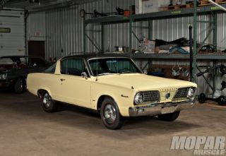 1966 Plymouth Barracuda Targa Top Option VERY RARE Cuda 273 Vinyl Top 