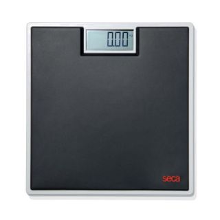   803 Clara Electronic Flat Bathroom Scale with Large LCD Numbers Black