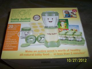 MAGIC BABY BULLET FOOD MAKING SYSTEM As Seen On TV hardly used for 