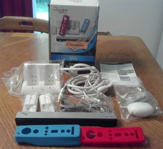    Gaming Starter Kit Wii 7 Accessories Battery Charger Cable Wireless