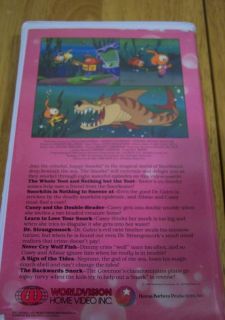 Hanna Barbera Snorks Bubbles of Fun VHS Video 1987 RARE