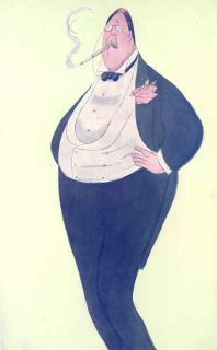   1906 Manchester MP by Max Beerbohm Old Vanity Fair Lithograph
