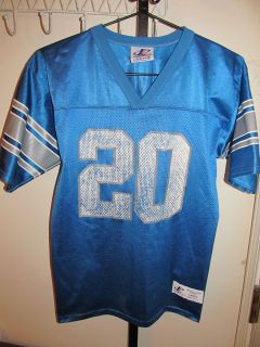 BARRY SANDERS Detroit Lions Football Jersey Logo Athletic Youth Large 