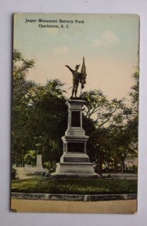 1910s Jasper Monument Battery Park Charleston SC PC