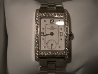 Baume Mercier Geneve Womens Diamond Watch Used