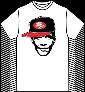 Barack Obama Cali Hip Hop Gangster San Francisco 49ers T Shirt Hat 