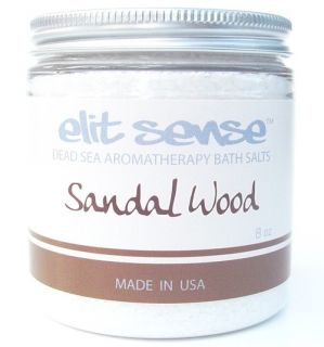 oz Dead Sea Bath Salts by Elit Sense   Sandal Wood (Fine Grain)