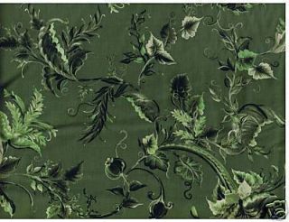   Fabric Donna Dewberry Belle Meade Small Vine Sage Green Cotton