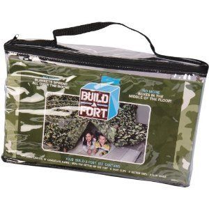 Be Amazing Toys Build A fort Green Camo Tent New Tunnels Tents Play 