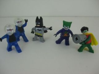 Lot of 5 Lego Batman Toys McDonalds Action Figures Mr Freeze Robin 