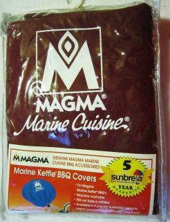 NEW Magma Marine Kettle BBQ cover 14 5 15 A10 191 Burgundy Red