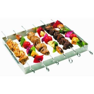 Stainless Steel Kabob Set BBQ Grill Outdoor Cooking Tools Accessories 