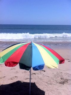 multicolor beach umbrella item condition new