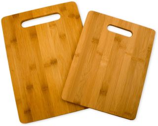 cutting board set 2 piece by totally bamboo