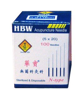 Sterile Acupuncture Needles HBw 0 5 36g FDA Approved
