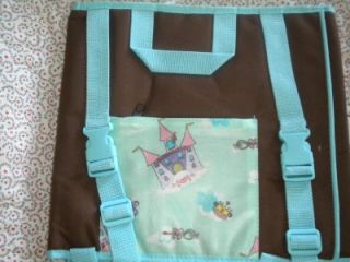 Portable Playtime Brown Castle Happy Travels Backpack Mat Airline 