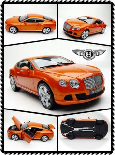 18 Minichamps Bentley Continental GT 2011 Met Orange Dealers 
