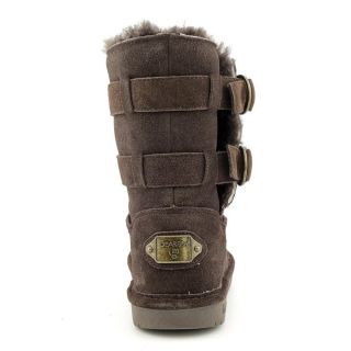 Bearpaw Quinn II Womens Size 7 Black Regular Suede Winter Boots