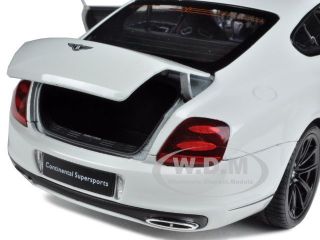 Bentley Continental Supersports Coupe White 1 18 Diecast Model Car 