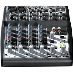   Xenyx 802 Mixer 8 Channel Input 2 Bus Mic Preamp with British EQs Beat