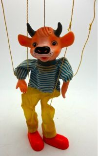   1940s Bordens Dairy Elsie the Cow   Beauregard Marionette Puppet