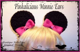 Little girls can never have enough hair bows. The Minnie inspired ears 