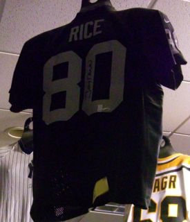 Jerry Rice Oakland Official Authentic Signed Jersey COA