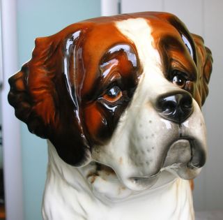 19 Colored Goebel Hummel Saint Bernard Dog Figurine