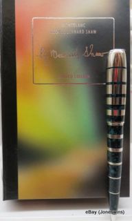   Limited Edition George Bernard Shaw Ballpoint Pen (Very Nice