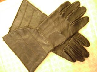 Vintage 1930s Driving Gloves Automobile Car Antique Gloves Leather