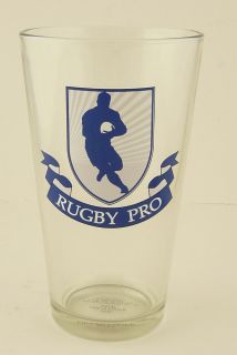Rugby Pro Beer Glass Holds 440ml A Great Gift for Rugby Fans