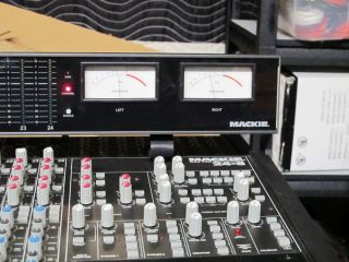 Mackie 8 Bus Mixer US Made with Meter Bridge and Power Supply Perfect 
