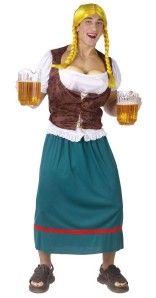 Adult Beer Girl Beer Tap Breasts Costume Dress FW13065