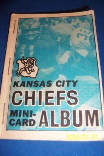 1969 Topps Kansas City Chiefs Set Len Dawson Bobby Bell
