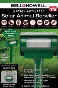 Animal Repeller Solar Motion Activated Protectyard Stak