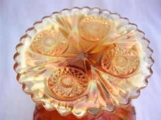 Imperial Glass Carnival Marigold Bellaire Compote Large