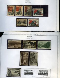 Russia Stamps SC 629 686 Used CV $73 70