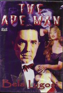 Bela Lugosi The Ape Man Horror DVD 090328300326