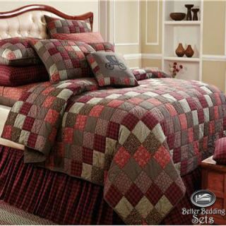   Queen Cal King Size Quilt Best Cotton Bedroom Bedding Bed Set