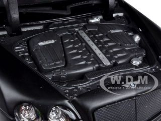 Bentley Continental Supersports Convertible Matt Black 1 18 by Bburago 