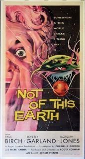 NOT OF THIS EARTH BEVERLY GARLAND ROGER CORMAN SCIENCE FICTION 1957 