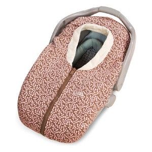 Summer Infant Pink Brown Print Posh Pouch Carrier Cover