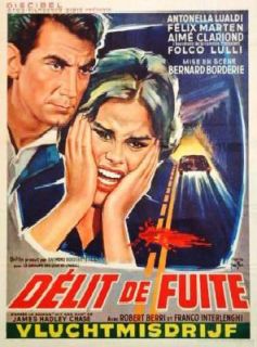 Film 16mm 1958 Délit de Fuite Bernard Borderie Félix Marten Robert 