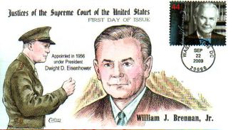 Collins Hand Painted 4422 Justice William Brennan Ike