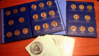 50 Presidential Statehood Art Raised Medals Full Set Bronze US Coin 