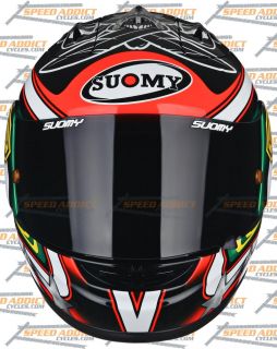 Suomy Excel 2012 BIAGGI Pirate Full Face Motorcycle Helmet Medium 