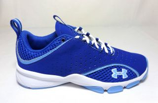 Womens Under Armour Bellona Trainer Shoes Size 7 5 Royal White Blue 