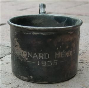 Antique Silver Leonard Henry 1935 Cup